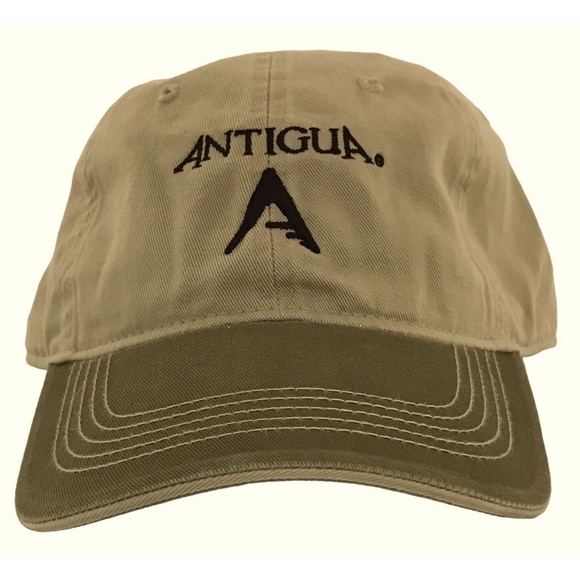 Antigua Adjustable Clasp Brown Tan Beach Cap - Picture 1 of 13